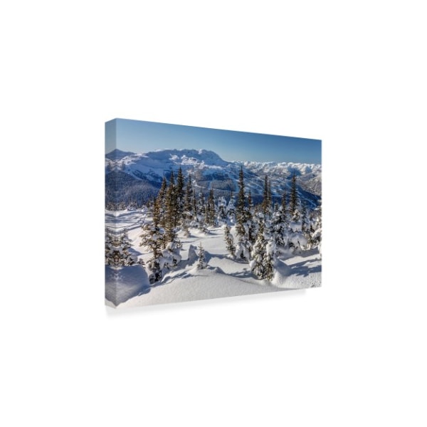 Pierre Leclerc 'Whistler Mountain Winter' Canvas Art,30x47
